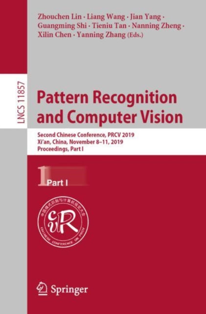 Book cover of: Pattern Recognition and Computer Vision. By: Zhouchen Lin