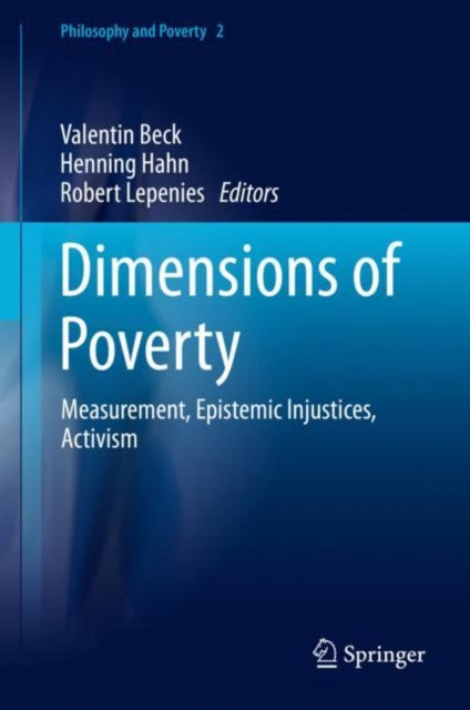 Book cover of: Dimensions of Poverty. By: Valentin Beck