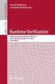 Book cover of: Runtime Verification. By: Bernd Finkbeiner