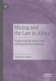 Book cover of: Mining and the Law in Africa. By: Victoria R. Nalule