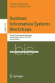 Book cover of: Business Information Systems Workshops. By: Witold Abramowicz