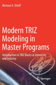 Book cover of: Modern TRIZ Modeling in Master Programs. By: Michael A. Orloff