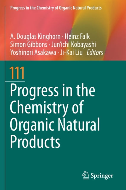 Book cover of: Progress in the Chemistry of Organic Natural Products 111. By: A. Douglas Kinghorn