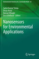 Book cover of: Nanosensors for Environmental Applications. By: Satish Kumar Tuteja