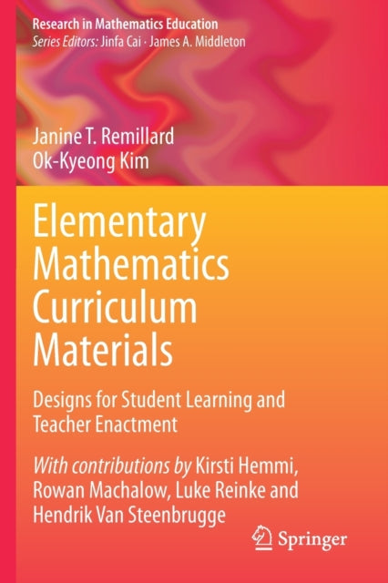 Book cover of: Elementary Mathematics Curriculum Materials. By: Janine T. Remillard