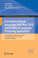 Book cover of: Formalizing Natural Languages with NooJ 2019 and Its Natural Language Processing Applications. By: Héla Fehri