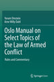 Book cover of: Oslo Manual on Select Topics of the Law of Armed Conflict. By: Yoram Dinstein