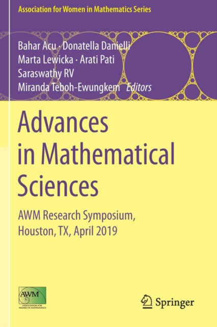 Book cover of: Advances in Mathematical Sciences. By: Bahar Acu