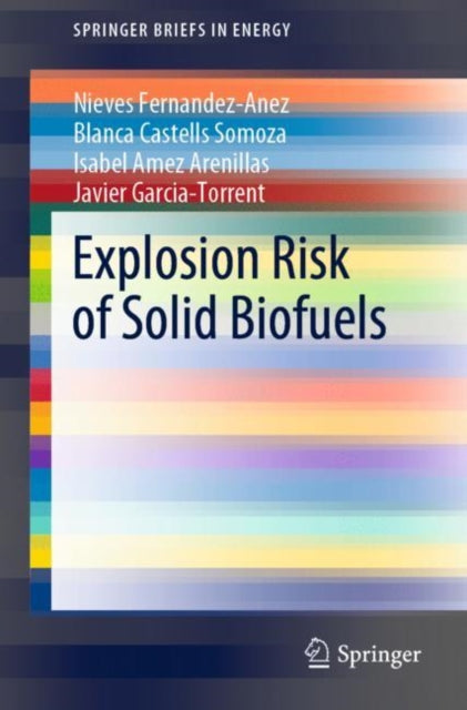 Book cover of: Explosion Risk of Solid Biofuels. By: Nieves Fernandez-Anez