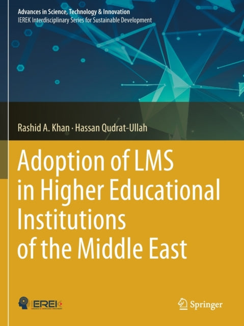 Book cover of: Adoption of LMS in Higher Educational Institutions of the Middle East. By: Rashid A. Khan