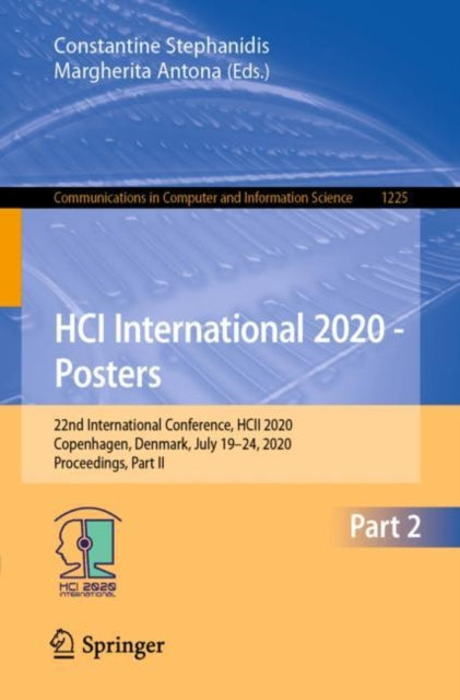 Book cover of: HCI International 2020 - Posters. By: Constantine Stephanidis