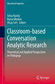Book cover of: Classroom-based Conversation Analytic Research. By: Silvia Kunitz