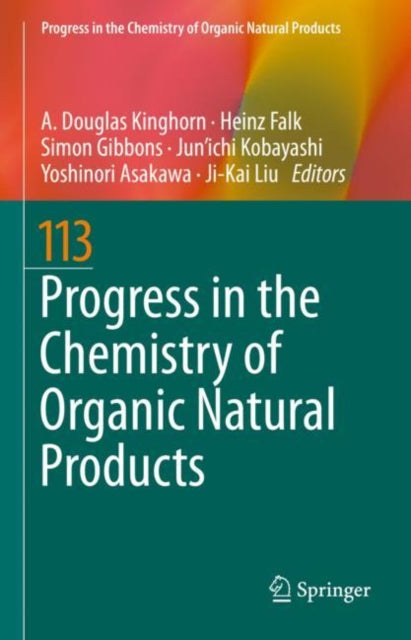 Book cover of: Progress in the Chemistry of Organic Natural Products 113. By: A. Douglas Kinghorn