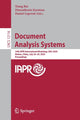 Book cover of: Document Analysis Systems. By: Xiang Bai