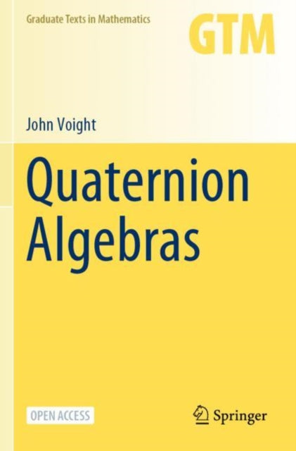Book cover of: Quaternion Algebras. By: John Voight