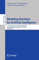 Book cover of: Modeling Decisions for Artificial Intelligence. By: Vicenç Torra