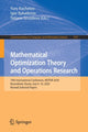 Book cover of: Mathematical Optimization Theory and Operations Research. By: Yury Kochetov