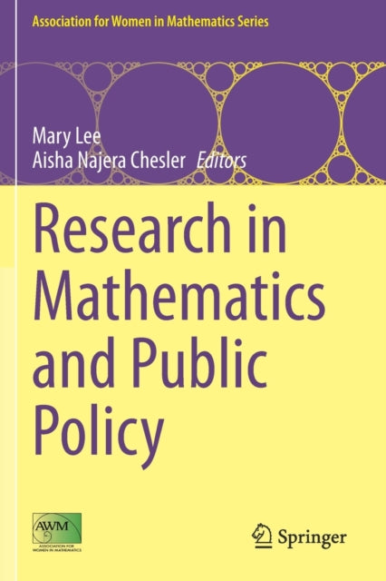 Book cover of: Research in Mathematics and Public Policy. By: Mary Lee