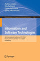 Book cover of: Information and Software Technologies. By: Audrius Lopata