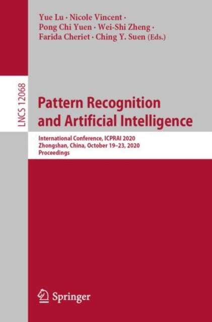 Book cover of: Pattern Recognition and Artificial Intelligence. By: Yue Lu