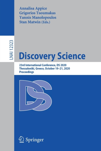 Book cover of: Discovery Science. By: Annalisa Appice