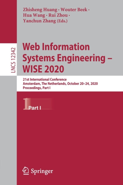 Book cover of: Web Information Systems Engineering – WISE 2020. By: Zhisheng Huang
