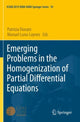 Book cover of: Emerging Problems in the Homogenization of Partial Differential Equations. By: Patrizia Donato