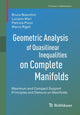 Book cover of: Geometric Analysis of Quasilinear Inequalities on Complete Manifolds. By: Bruno Bianchini