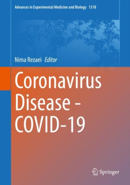 Book cover of: Coronavirus Disease - COVID-19. By: Nima Rezaei