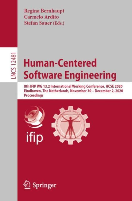 Book cover of: Human-Centered Software Engineering. By: Regina Bernhaupt