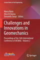 Book cover of: Challenges and Innovations in Geomechanics. By: Marco Barla