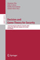 Book cover of: Decision and Game Theory for Security. By: Quanyan Zhu