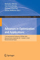 Book cover of: Advances in Optimization and Applications. By: Nicholas Olenev