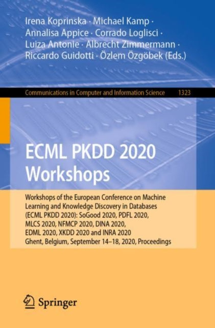 Book cover of: ECML PKDD 2020 Workshops. By: Irena Koprinska