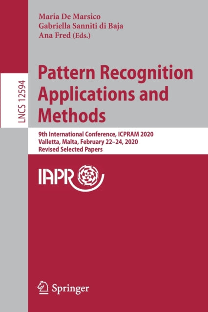 Book cover of: Pattern Recognition Applications and Methods. By: Maria De Marsico