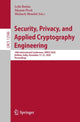 Book cover of: Security, Privacy, and Applied Cryptography Engineering. By: Lejla Batina