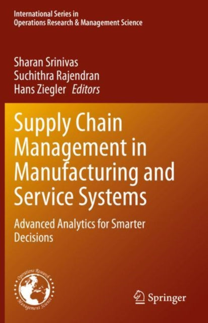 Book cover of: Supply Chain Management in Manufacturing and Service Systems. By: Sharan Srinivas