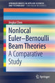 Book cover of: Nonlocal Euler–Bernoulli Beam Theories. By: Jingkai Chen