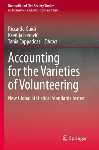 Book cover of: Accounting for the Varieties of Volunteering. By: Riccardo Guidi