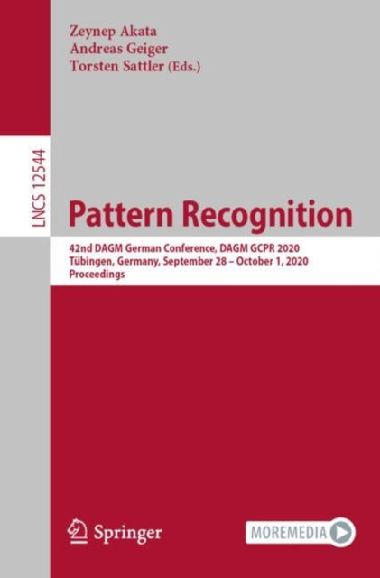 Book cover of: Pattern Recognition. By: Zeynep Akata
