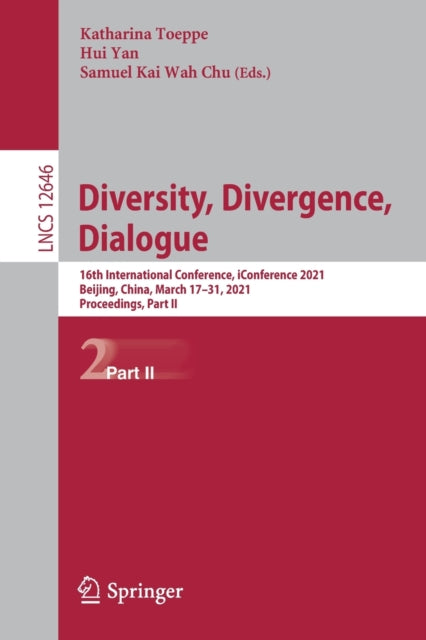 Book cover of: Diversity, Divergence, Dialogue. By: Katharina Toeppe