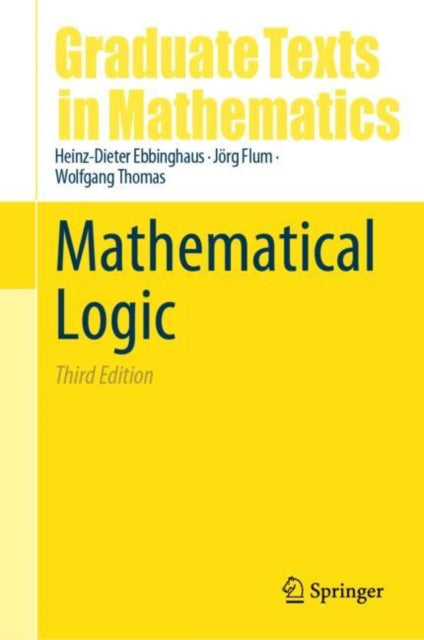 Book cover of: Mathematical Logic. By: Heinz-Dieter Ebbinghaus
