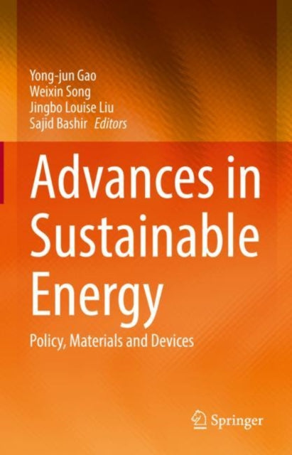 Book cover of: Advances in Sustainable Energy. By: Yong-jun Gao
