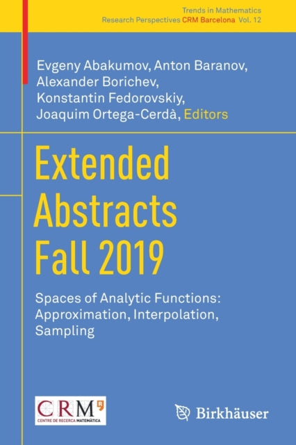 Book cover of: Extended Abstracts Fall 2019. By: Evgeny Abakumov