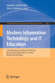 Book cover of: Modern Information Technology and IT Education. By: Vladimir Sukhomlin