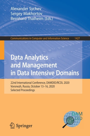 Data Analytics and Management in Data Intensive Domains