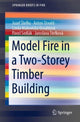 Book cover of: Model Fire in a Two-Storey Timber Building. By: Jozef Stefko