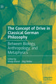 Book cover of: Concept of Drive in Classical German Philosophy. By: Manja Kisner