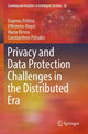 Book cover of: Privacy and Data Protection Challenges in the Distributed Era. By: Eugenia Politou