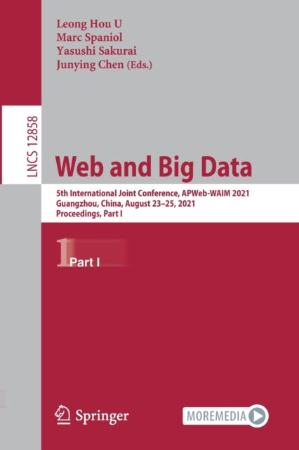 Book cover of: Web and Big Data. By: Leong-Hou U